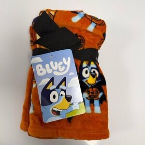 NWT Bluey Halloween In Costume Hand Towel Set Of 2 Orange Towels Kitchen Bath